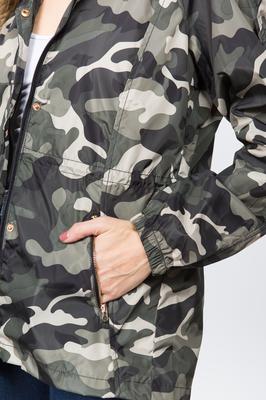 Long Nylon Rain Jacket