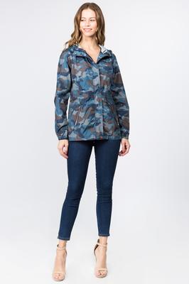 Long Nylon Rain Jacket