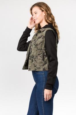 Camo Print Jacket