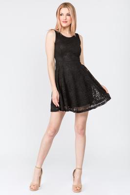 Princess Seam Bodice Lace Dress