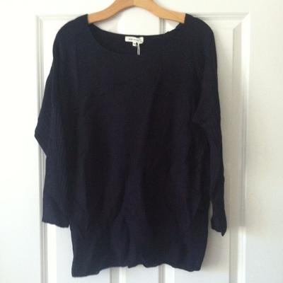 Navy Blue knit sweater