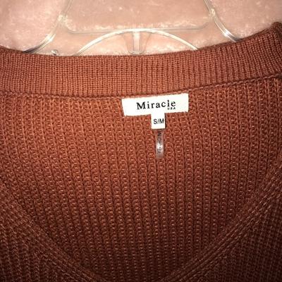 size S/M boutique (Miracle) sweaternMiracle
