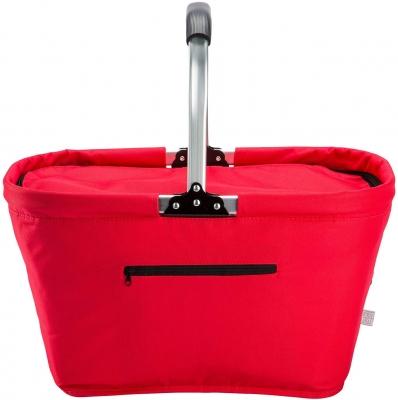Red Collapsible Insulated Thermal Picnic Basket - ETPB