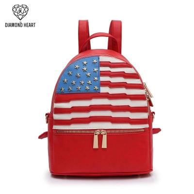 Red American Flag Fashion Backpack - DH 265