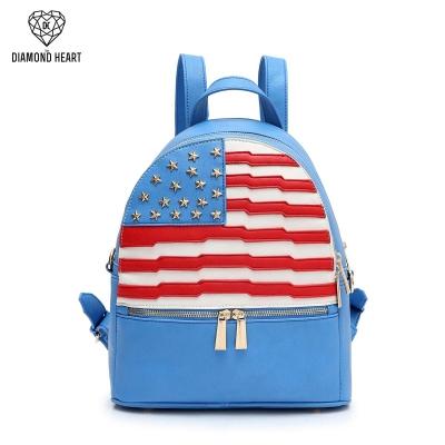 Blue American Flag Fashion Backpack - DH 265
