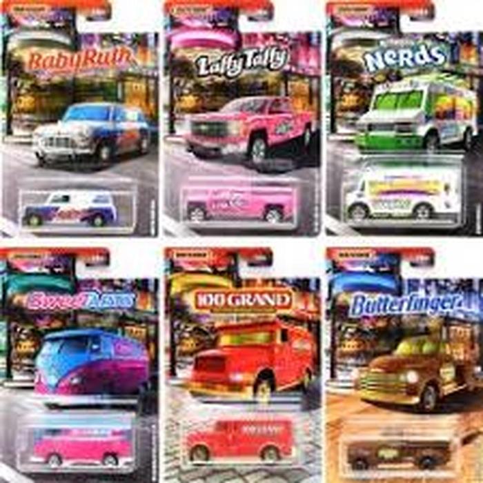 Matchbox Candy-Themed Vehicles (20PK)