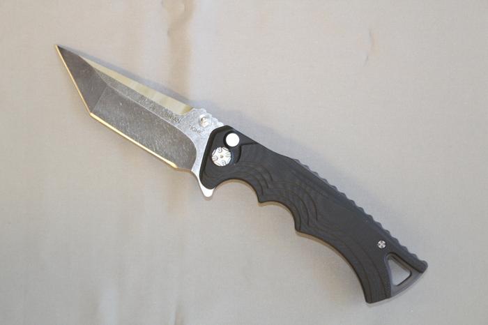 BTnF Lrg Flipper Aluminum Drop Point