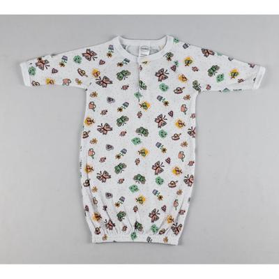 Girls Butterfly Print Infant Gown