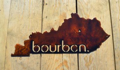 Custom Painted Kentucky Bourbon Wall Art