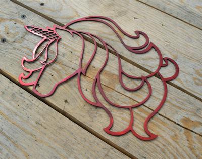 Custom Candy Painted Unicorn Wall Art