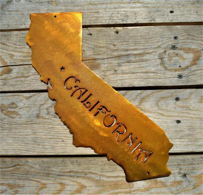 Candy Painted Home State Wall Art