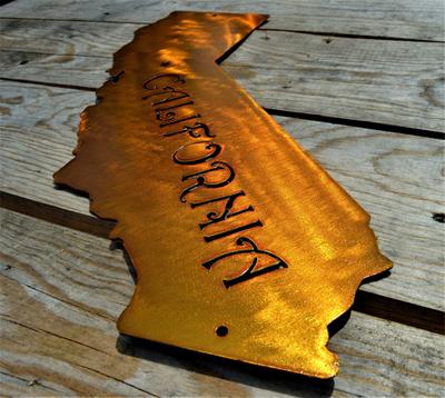 Candy Painted Home State Wall Art