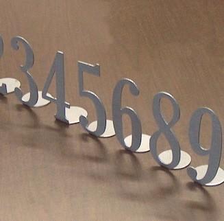 Metal Table Numbers- Single Digit