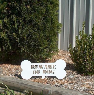 Beware of Dog Yard Stake