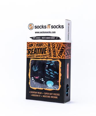 Men's Aquarium Boxer Brief