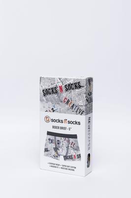 Men's Newspaper Boxer Brief