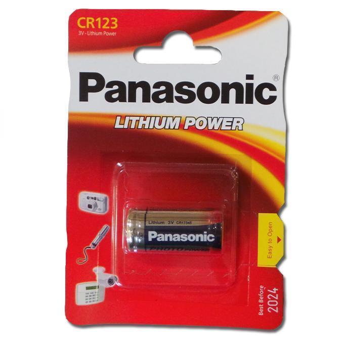 Panasonic CR123A CR123 CR 123 Lithium 3V Photo Batteries