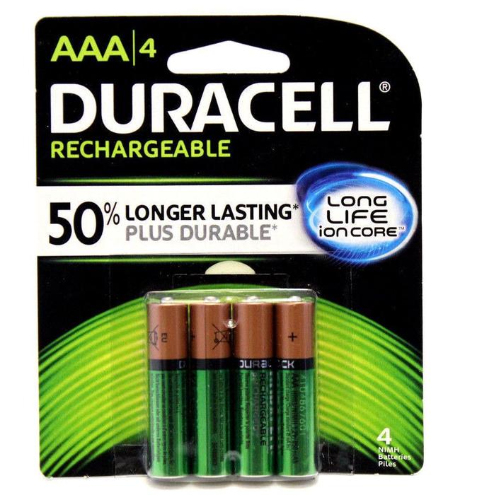 Duracell AAA4 Rechargeable Battery