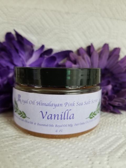 HIMALAYAN SEA SALT SCRUB VANILLA (4OZ)