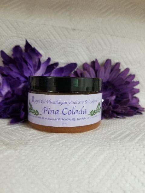 HIMALAYAN SEA SALT SCRUB PINA COLADA (4OZ)