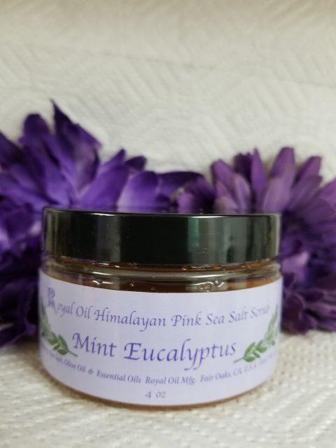 HIMALAYAN SEA SALT SCRUB MINT EUCALYPTUS (4OZ)