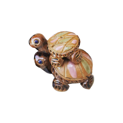 Ceramic Turtle Incense Holder Set of 2