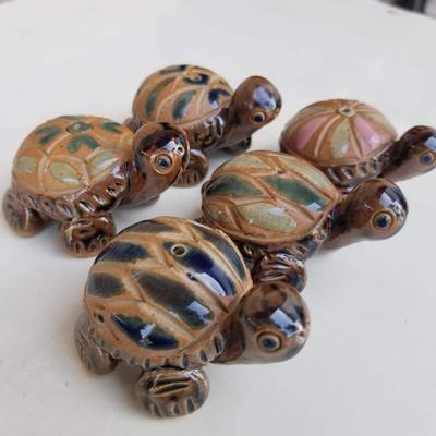 Ceramic Turtle Incense Holder Set of 2