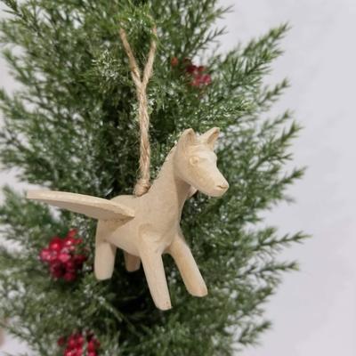 Christmas Ornament Angel Horse