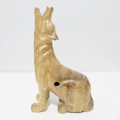 8" Wooden Wolf