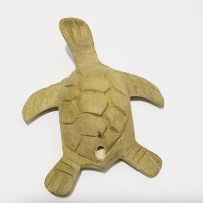 Green Wooden Turtle