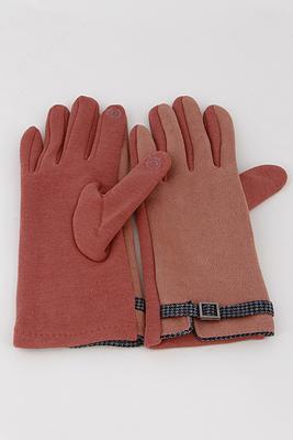 Winter Fashion Glove With Belt 6jca