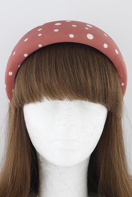 Padded Dot Fabric Headband