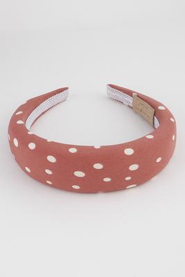 Padded Dot Fabric Headband