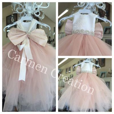 Mini Bride Flower Girl Dress 1001