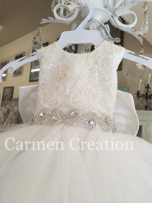 Mini Bride Flower Girl Dress 1000