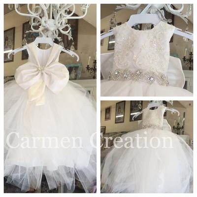 Mini Bride Flower Girl Dress 1000