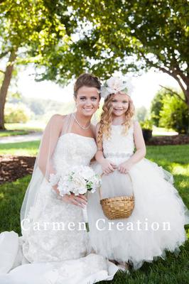 Bailey Mini Bride Flower Girl Dress