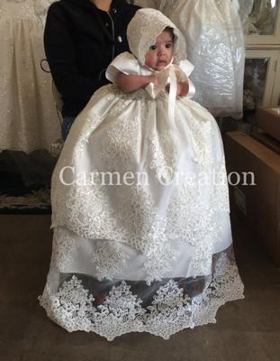 Florence Christening Gown Light Ivory