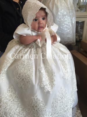 Florence Christening Gown Light Ivory