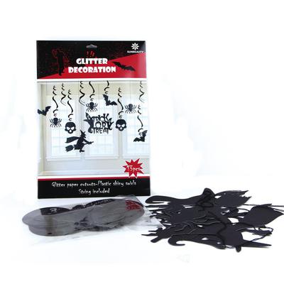 Spooky Glitter Halloween Swirls