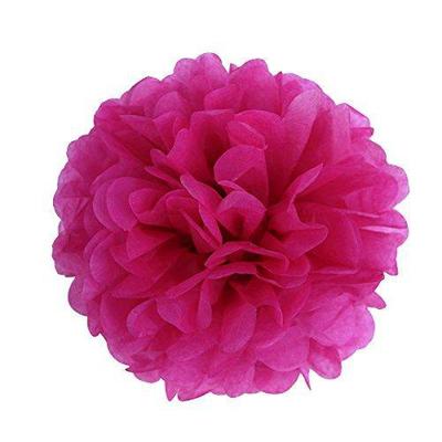 Light Pink Hot Pink & White Party Set 12pcs