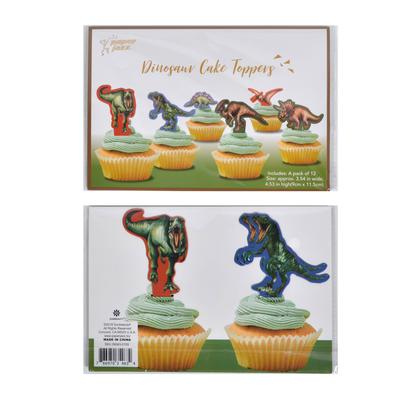 Dinosaur theme party cake topper cupcake topper cake decoration