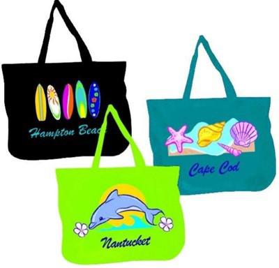 EMBROIDERED TOTE BAG OLD ORCHARD BEACH *LIMITED QUANTITY*