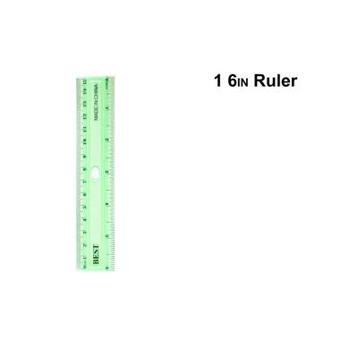 6 Inch Translucent Wholesale Rulers in 3 Assorted Colors - Case of 240 Bulk School Supplies