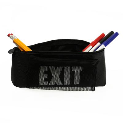 8.5" Bulk Pencil Pouches in 4 Assorted Colors - Wholesale School Supplies Case of 24 - 1997-EXIT-24