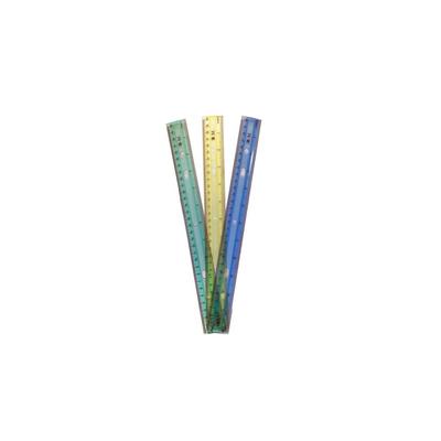 Wholesale 12 Inch Translucent Rulers in 3 Assorted Colors - Case of 240 Bulk School Supplies