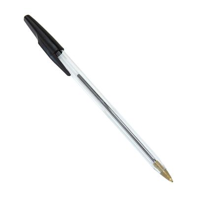 Wholesale 50 Pack Black Ball Point Pens - Bulk School Supplies Case of 250 Pens - 1991-BLK-250