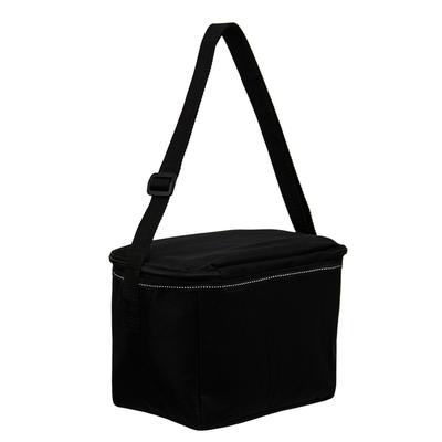 14" Bulk 6 Can Printed Cooler in 3 Assorted Colors - Wholesale Case of 24 Lunch Boxes - CP4291-24