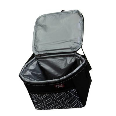14" Bulk 6 Can Printed Cooler in 3 Assorted Colors - Wholesale Case of 24 Lunch Boxes - CP4291-24
