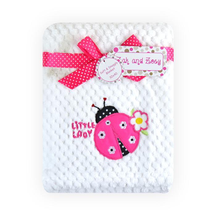 Soft And Snuggly  Designed Blanket 30 X 30